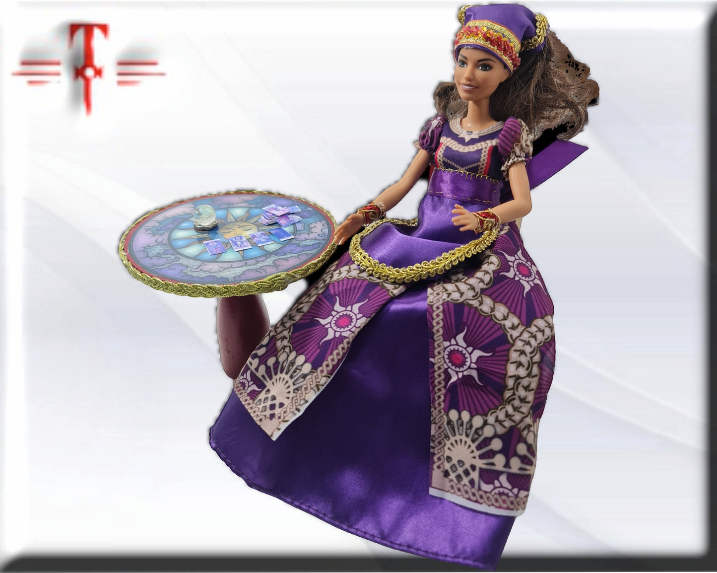 Muñeca Gitana tarotista Zingara , vidente bola cristal , tarot , adivinacion