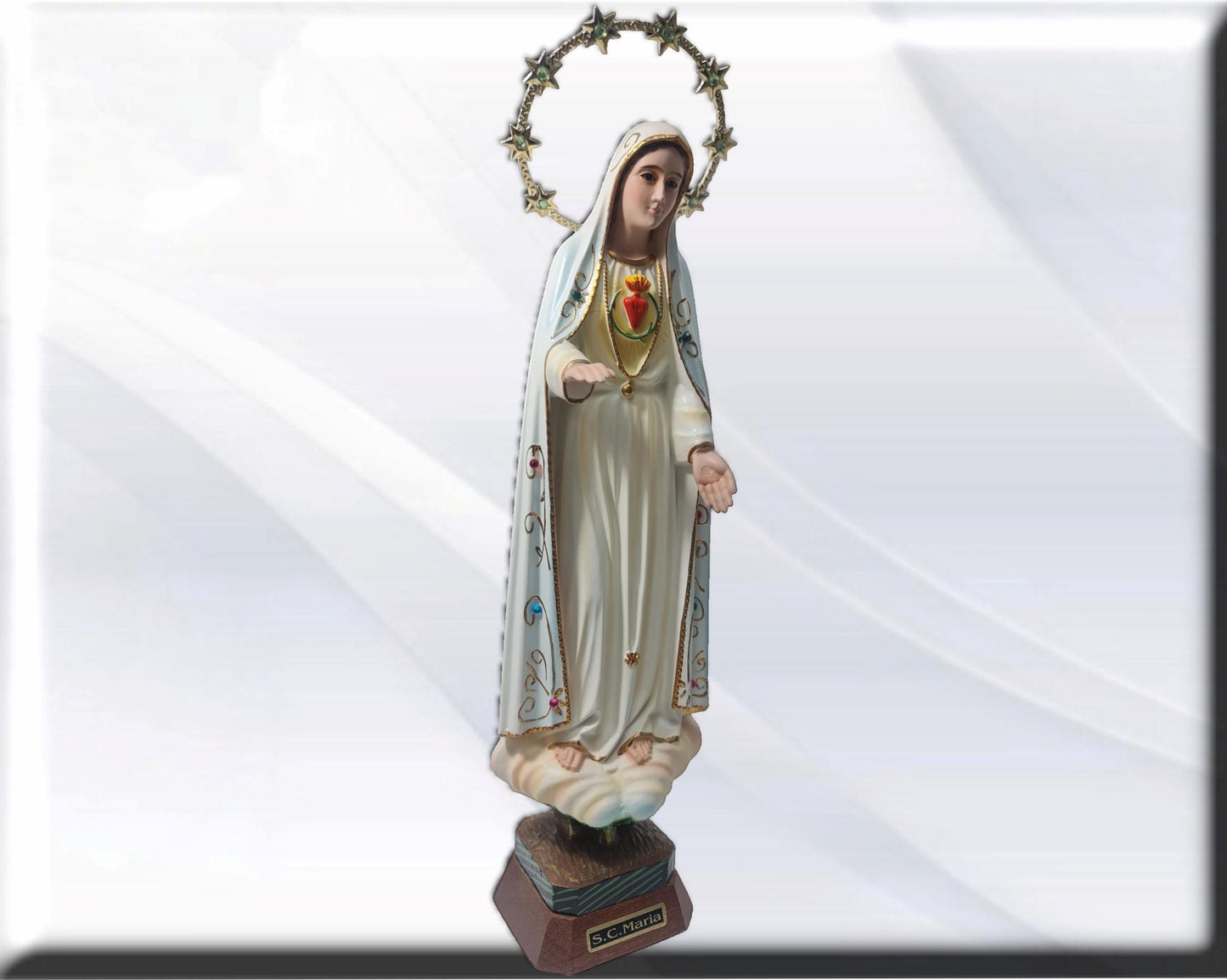 Sagrado corazón de María , virgenes y santos catolicos
