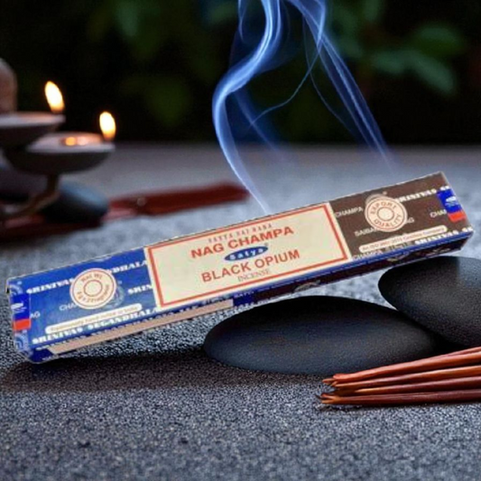 Incienso Nag Champa y Black Opium