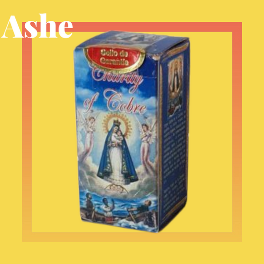 Perfume ashé virgen de la caridad del cobre