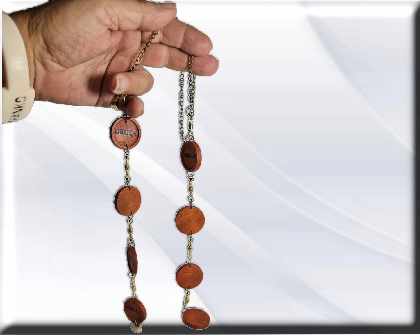Ekuele ekwele opele de Orula Orunmila Ifá Santeria , grabado Orula