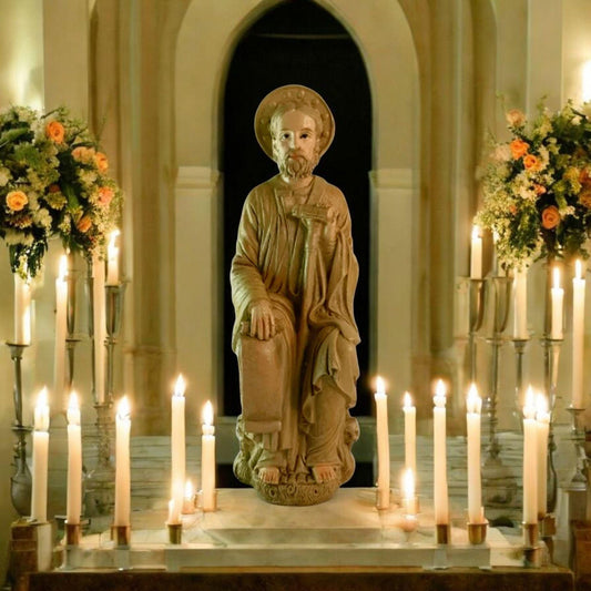 Portikus des Apostels Santiago, Katholische Heilige und Jungfrauen, Religiöse Produkte