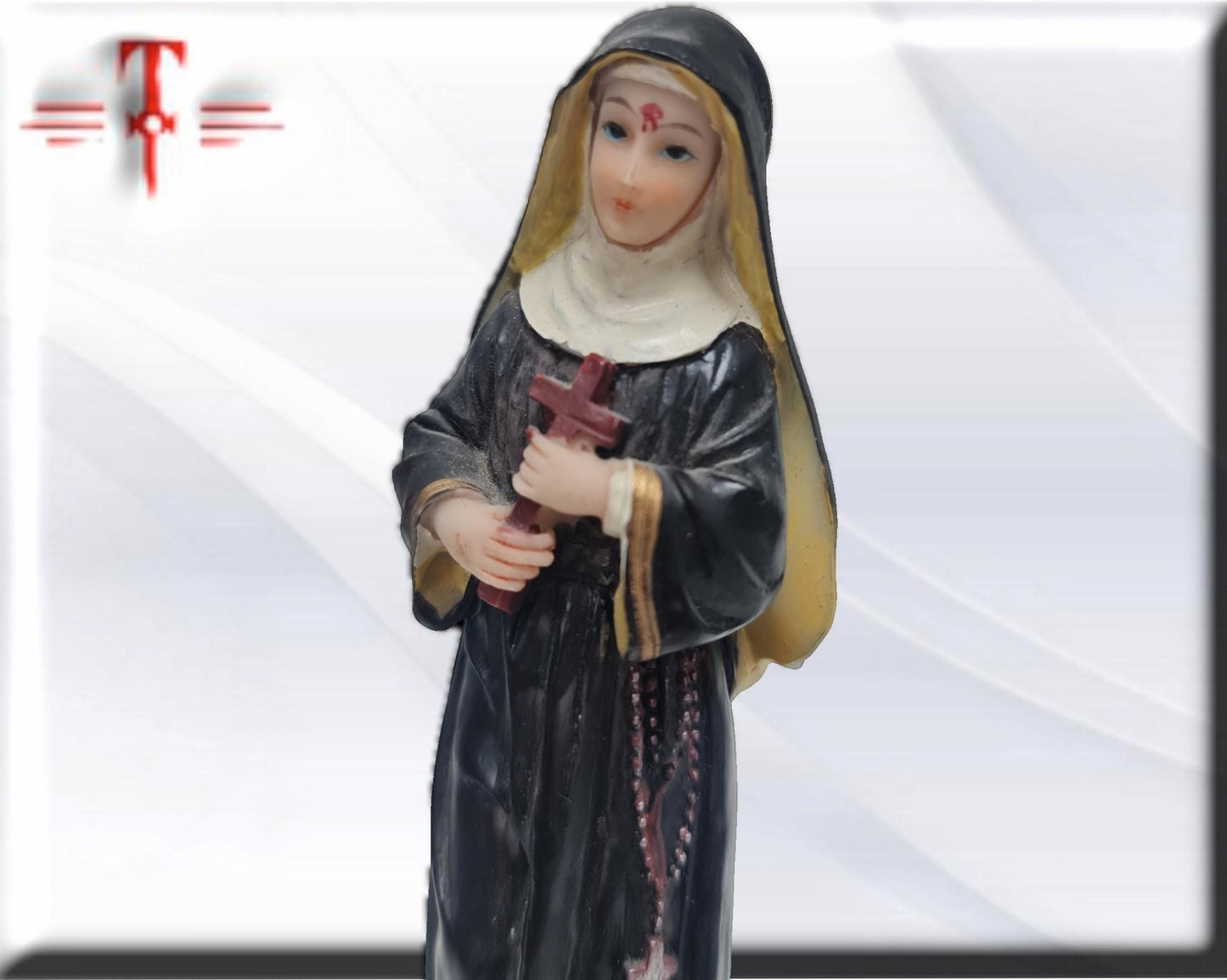 Estatua Santa Rita de Casia  . Catholic Saints and Virgins, Religious products,