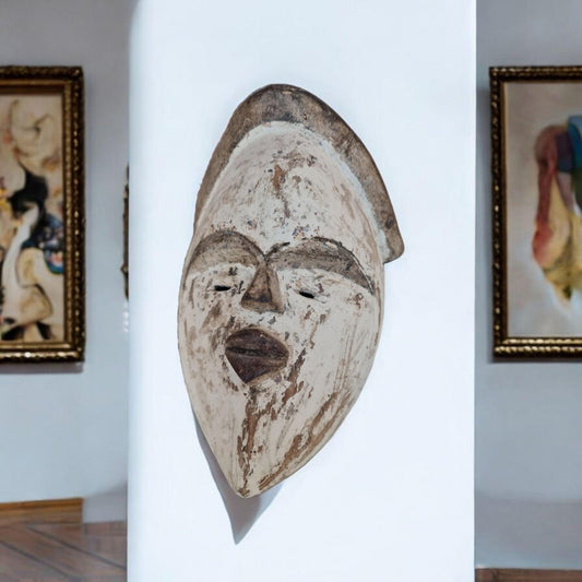 Máscara Galoa  Gabon  Galería arte , antigüedad , artesanías africanas