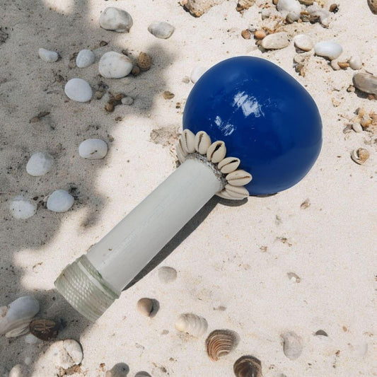Maraca para la Orisha Yemaya , Diosa de los mares , instrumentos de santeria