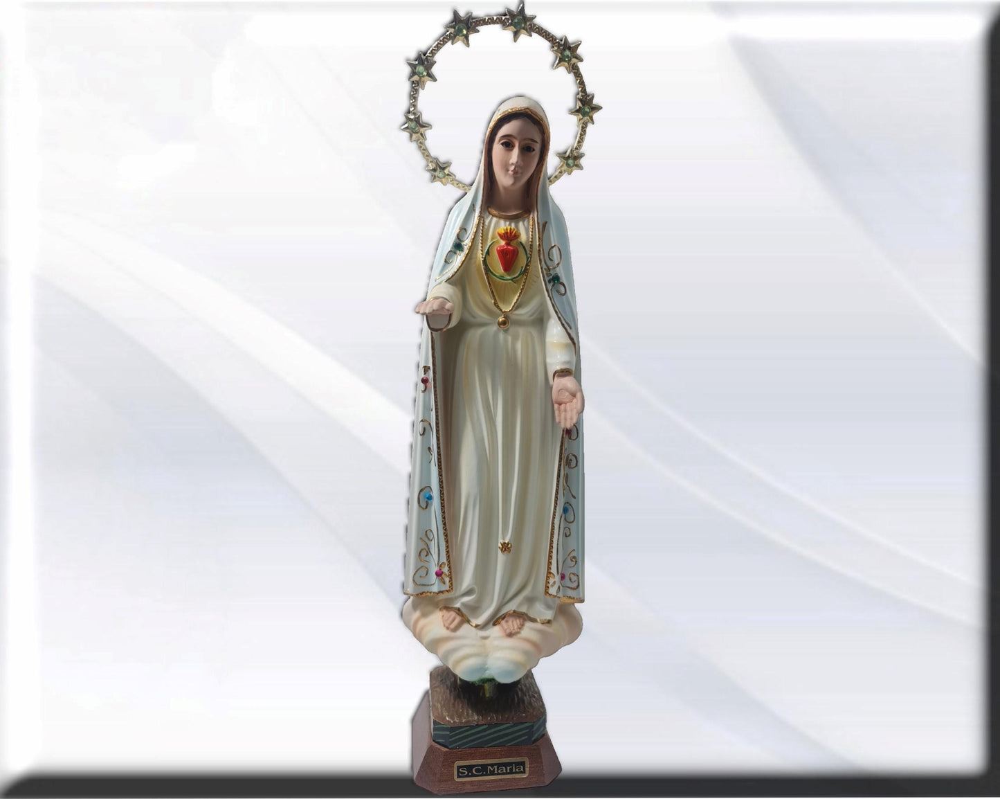 Sagrado corazón de María , virgenes y santos catolicos