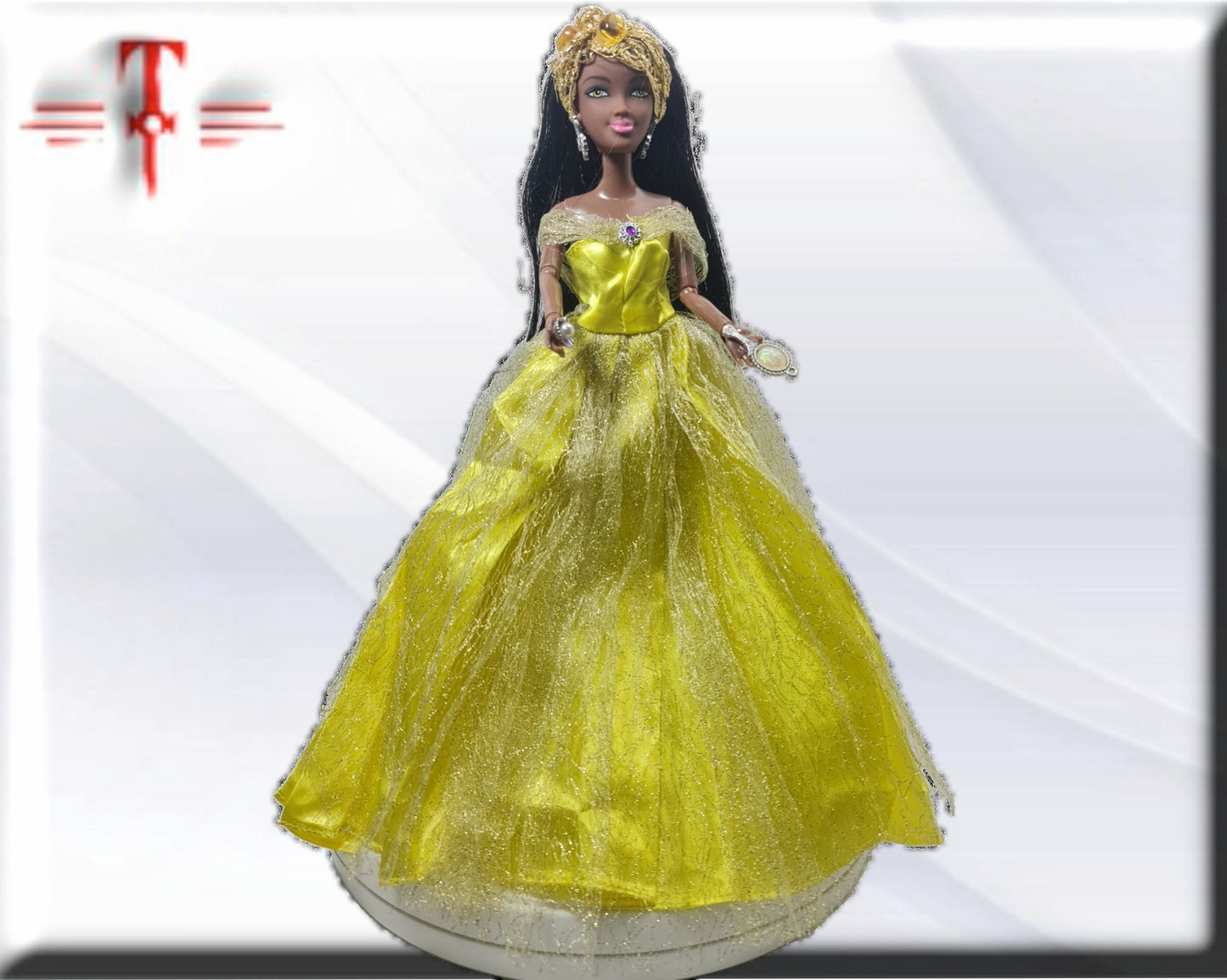 Muñeca Orisha Oshún , Diosa de las aguas dulces , Deidad del Panteón Yoruba