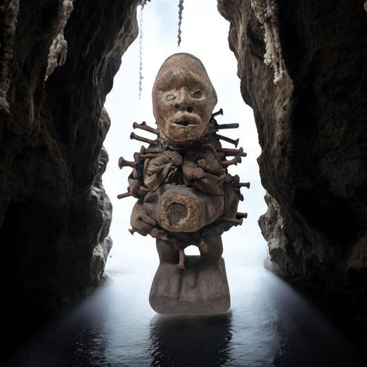 Nkisi Warrior Fetish, Secrets of African Voodoo.