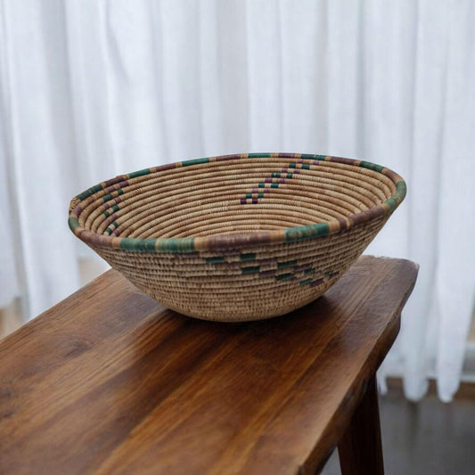 Cestas de mimbre artesanal  , arte Africano ,  hecho a mano