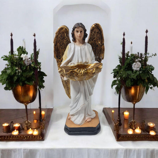 Ángel con concha , Santos y Vírgenes católicos , productos Religiosos