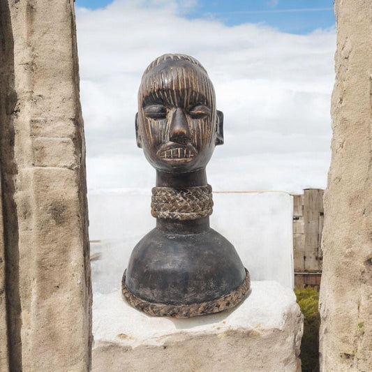 Fetiche africano busto  , arte Africano , Galería de arte , hecho a mano