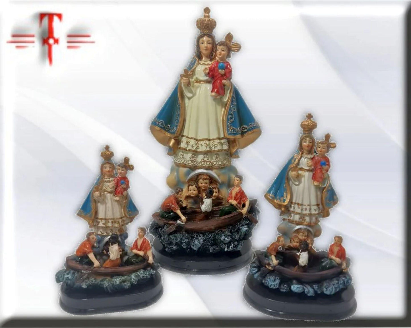 Virgen de la caridad del cobre azul , Santos y Vírgenes católicos , productos Religiosos