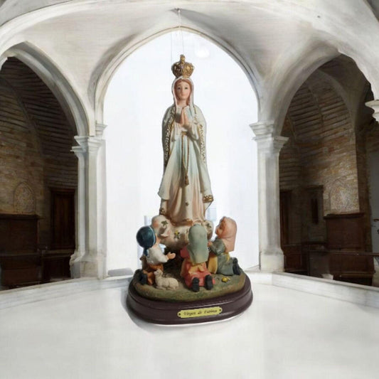 Statue Figur Erscheinung von Fatima, katholische Heilige und Jungfrauen, religiöse Produkte,