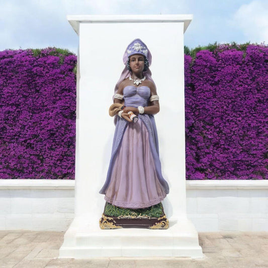 Estatua Naná Buruku , orishas de Santeria ,productos religiosos, pintada a mano