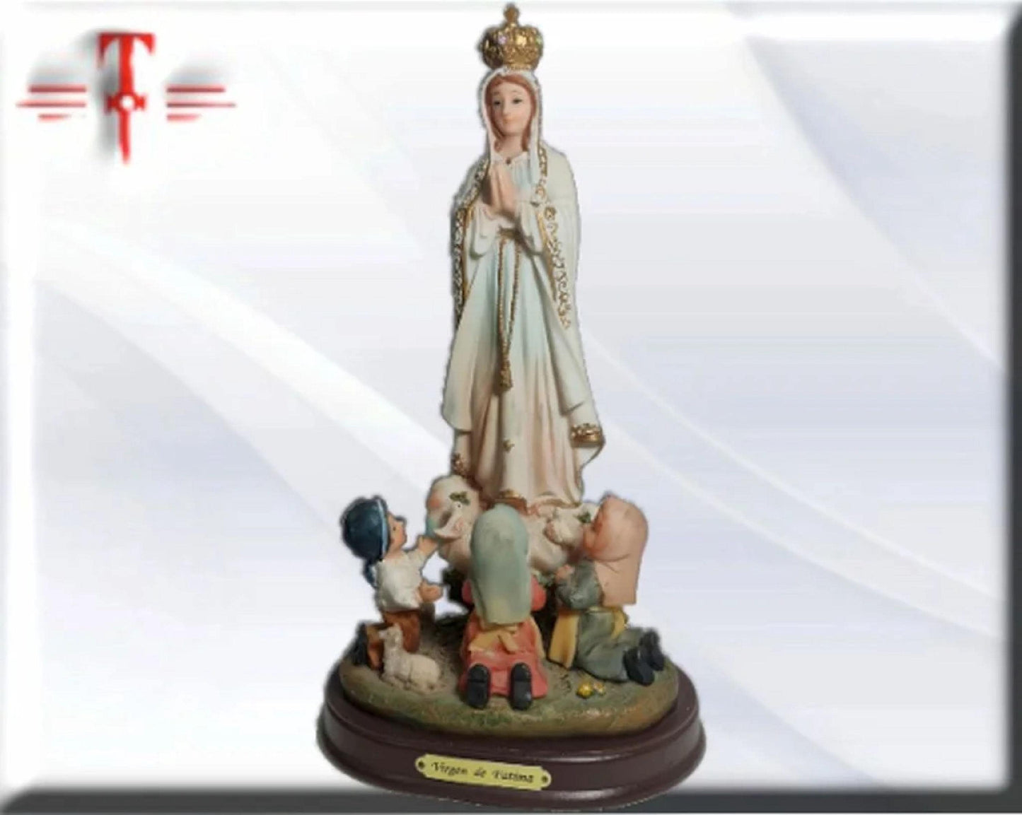 Statue Figur Erscheinung von Fatima, katholische Heilige und Jungfrauen, religiöse Produkte,
