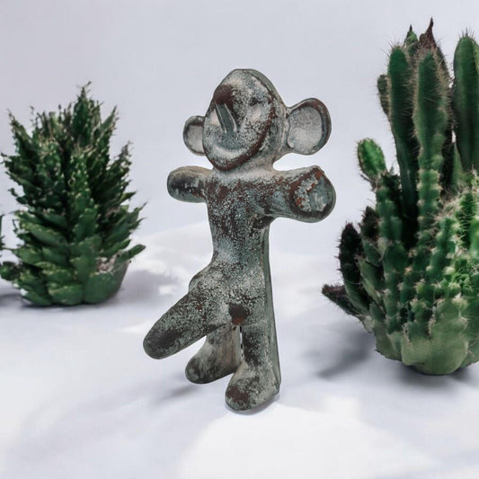 Estatua de hierro de muñeco viril , articulos esotéricos y religiosos