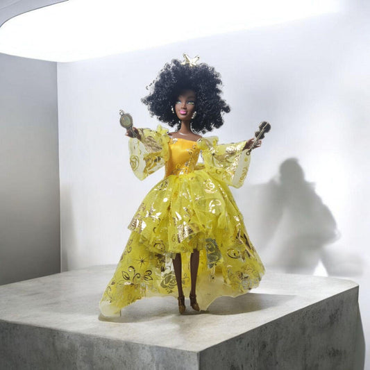 Muñeca Orisha Oshún , Diosa de las aguas dulces , Deidad del Panteón Yoruba