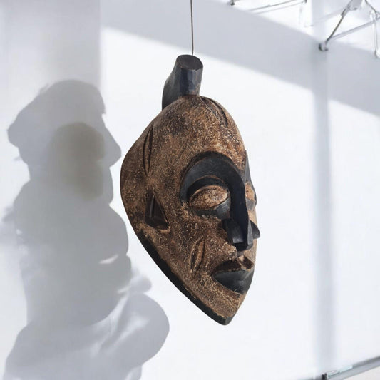 Antigua mascara Luba Congo arte africano