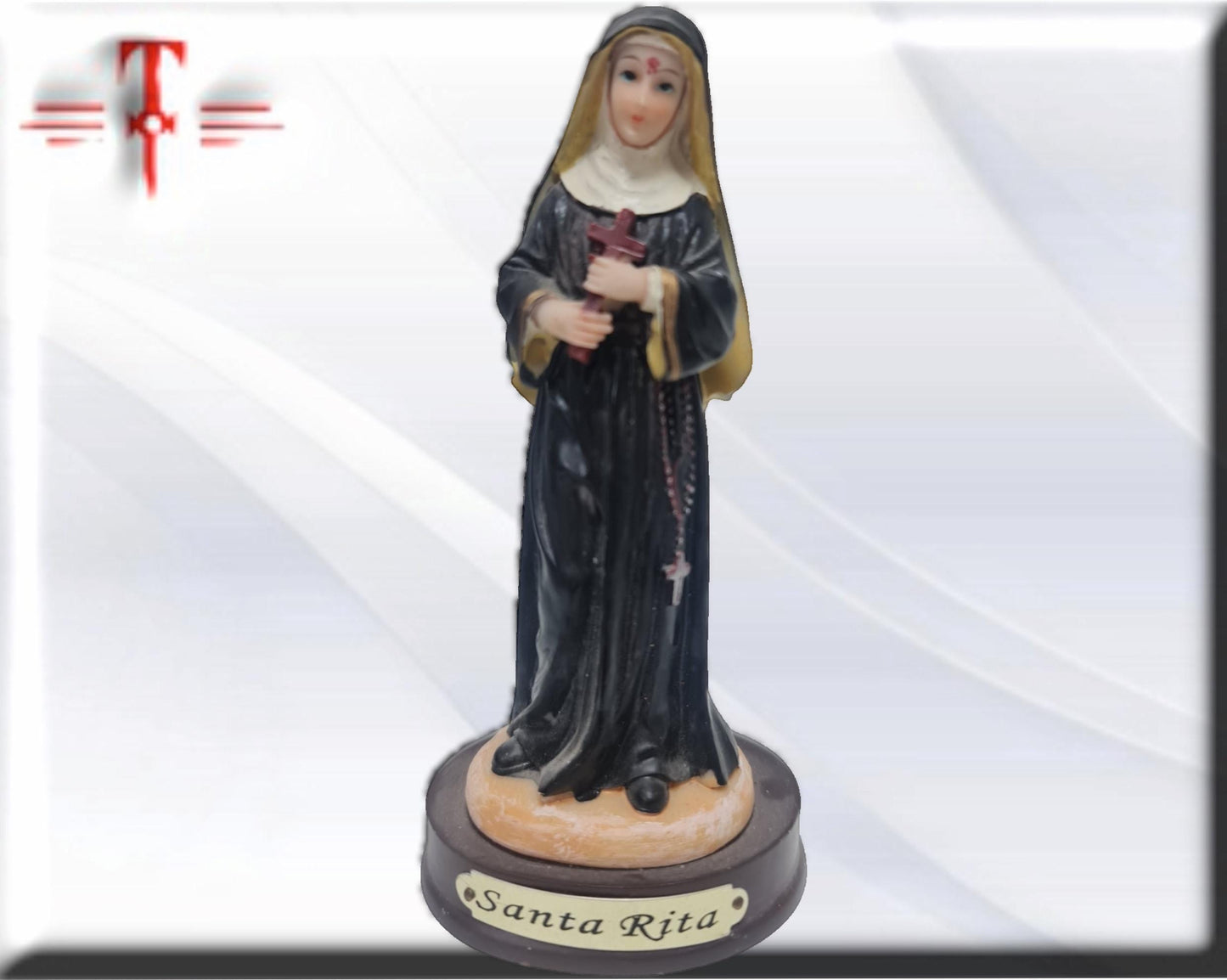 Estatua Santa Rita de Casia  . Catholic Saints and Virgins, Religious products,