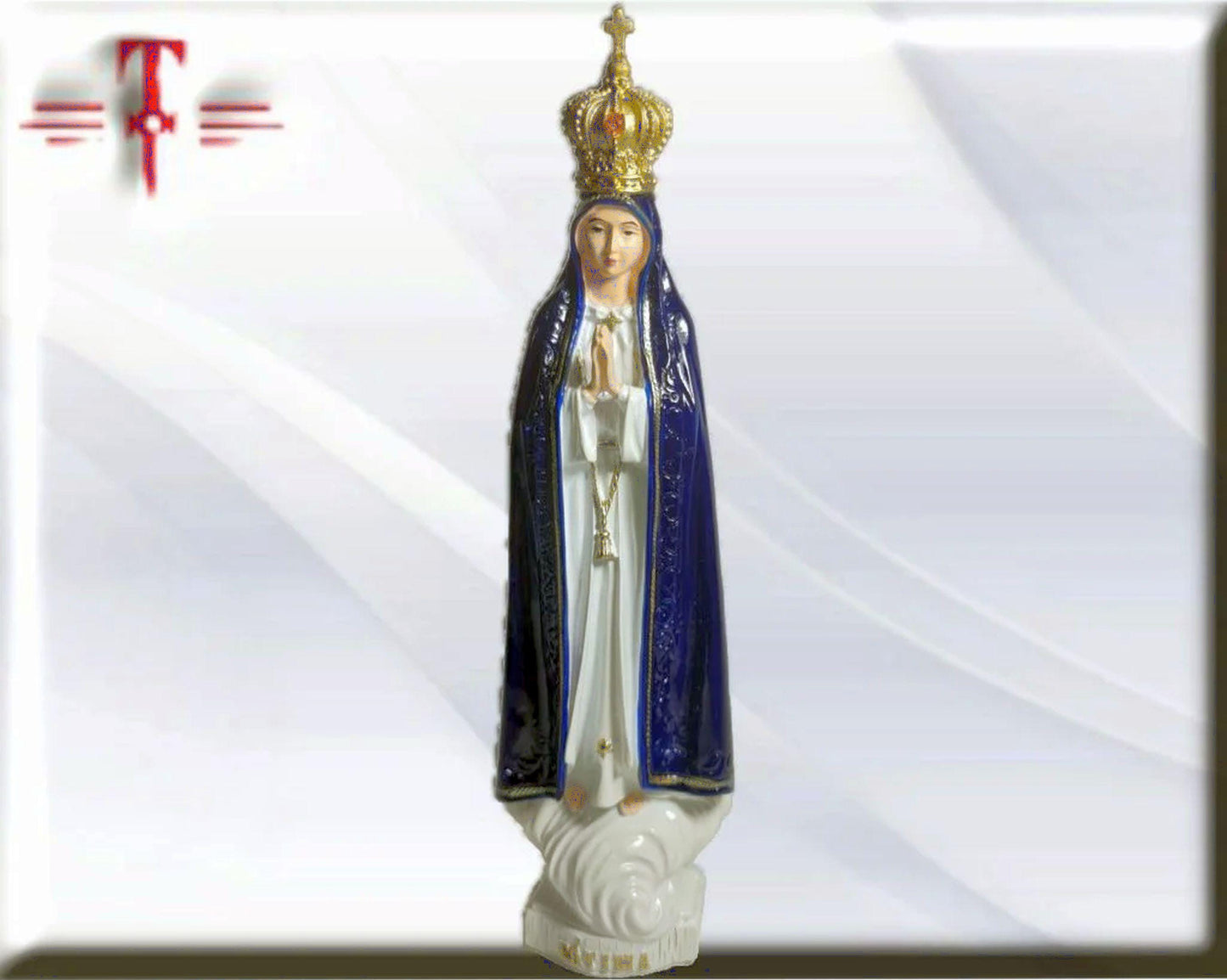 Virgen de Fátima manto azul  , Santos y Vírgenes católicos , productos Religiosos