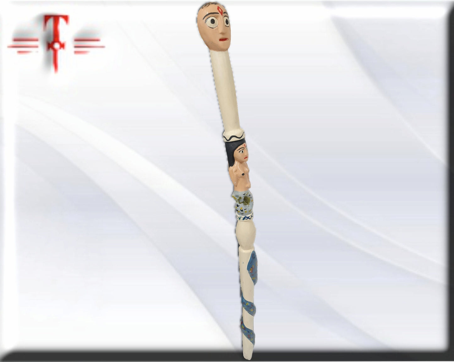 Mami Wata Stock mit Schlange, ursprünglich aus Afrika (Benin) Yemaya