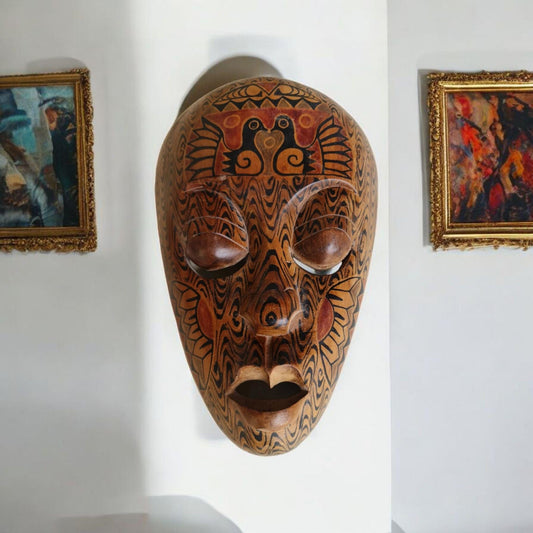 Máscara Gouro Costa de Marfil , arte Africano