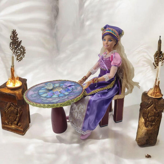 Muñeca Gitana tarotista, Zingara , vidente bola cristal , tarot , adivinacion