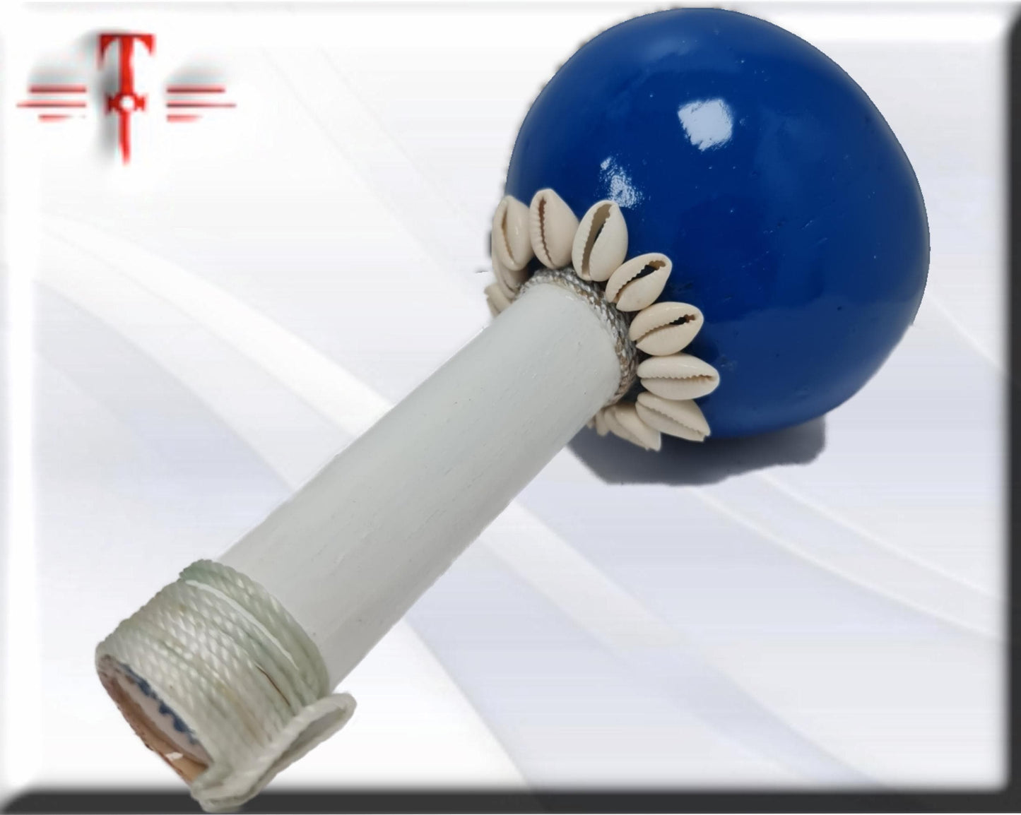Maraca para la Orisha Yemaya , Diosa de los mares , instrumentos de santeria