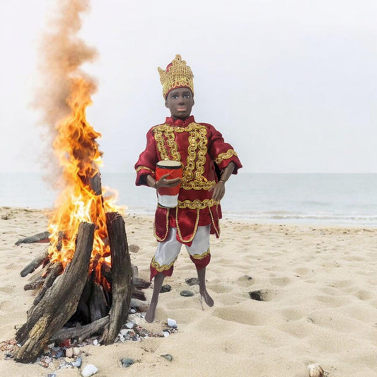Muñeco Orisha Shangó Dios del Trueno, santería yoruba lucumí