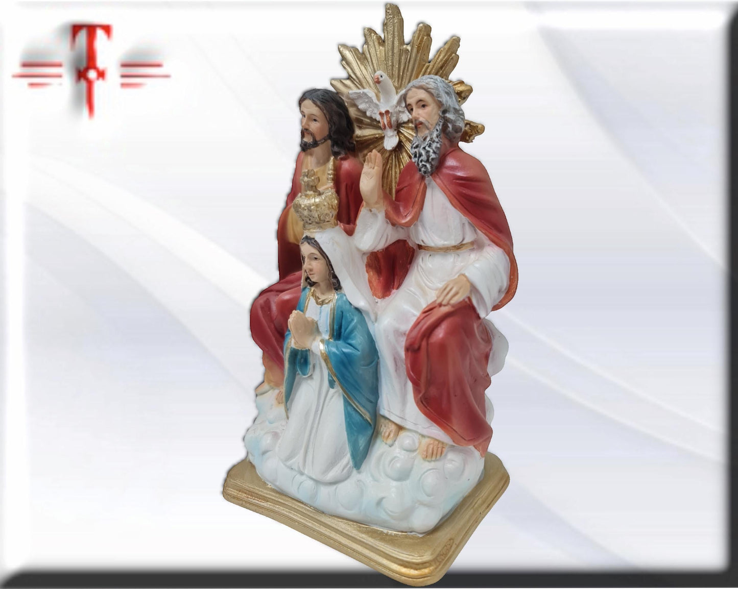 Santisima Trinidad con virgen Maria , Santos y Vírgenes católicos , productos Religiosos