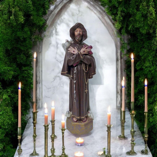 San Francisco de Asis yeso , Santos y Vírgenes católicos , productos Religiosos