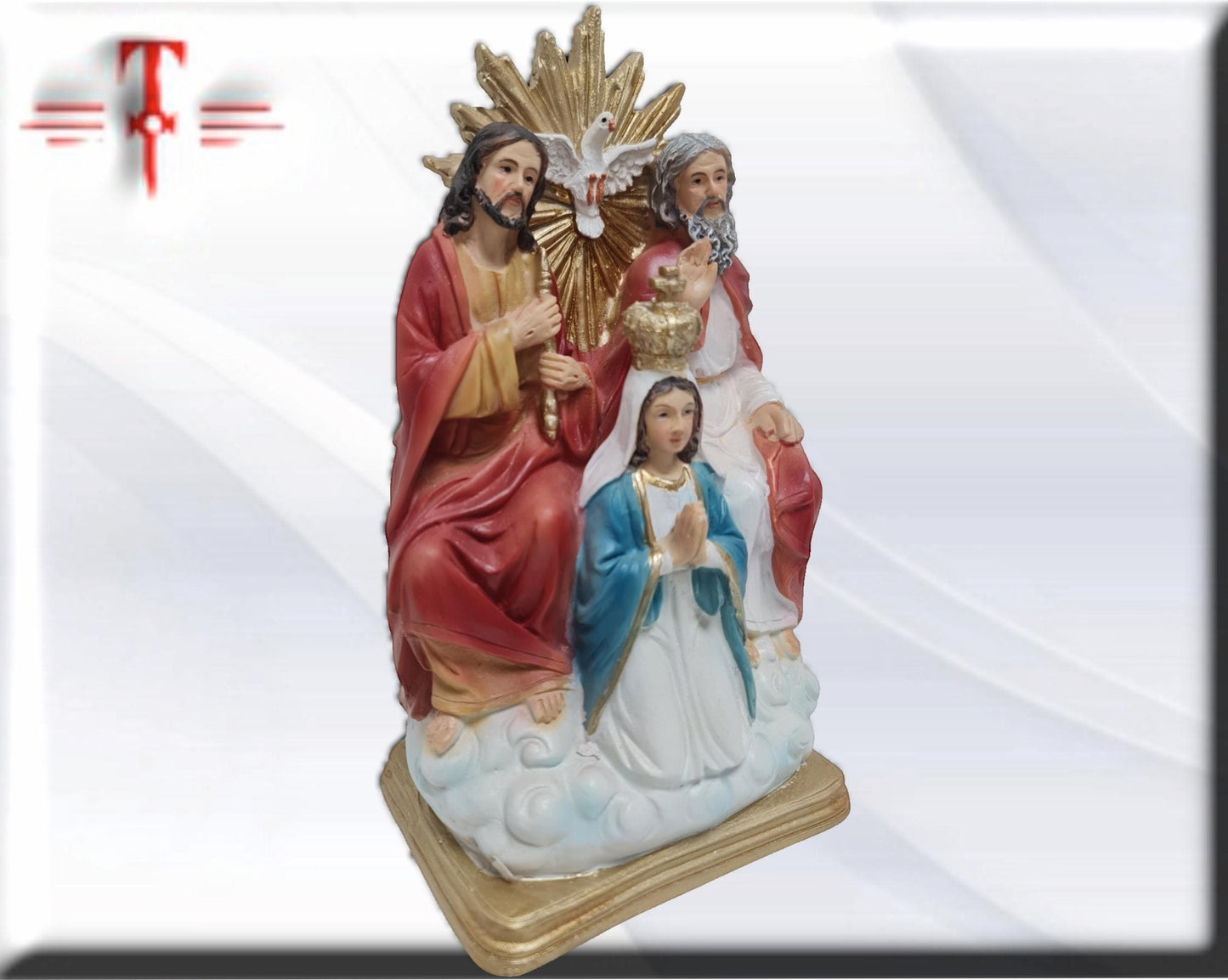 Santisima Trinidad con virgen Maria , Santos y Vírgenes católicos , productos Religiosos