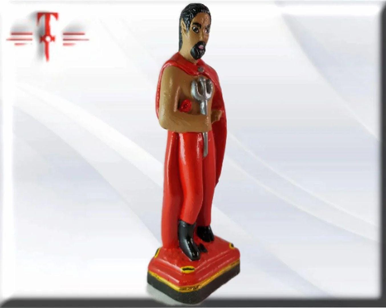 Figura Yeso exu Porteira , Candomble , kimbisa, Umbanda