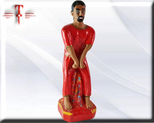 Figura Yeso Exú Tiriri , Candomble , kimbisa, Umbanda