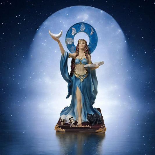 Estatua Aradia , dioses mitologicos , articulos esotéricos y religiosos , pintado a mano