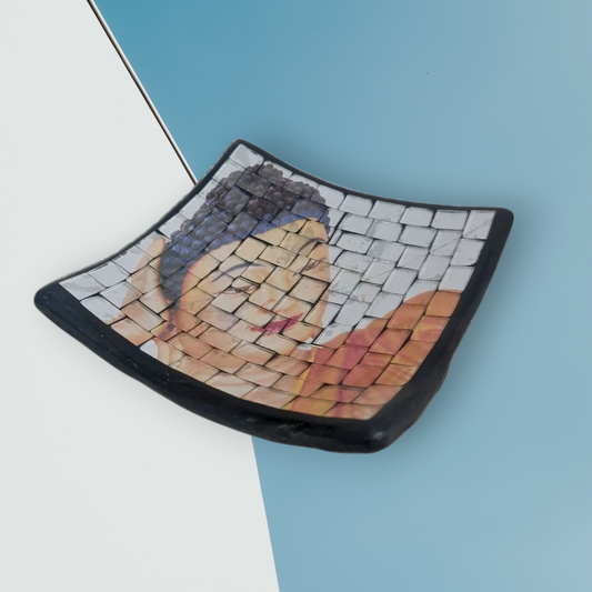 Plato mosaico Buda