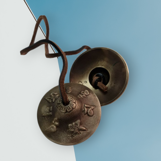 Platillos Tibetanos de bronce Tingsha