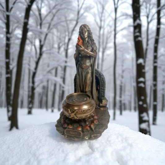 Statue des Gottes Dagda, mythologische Götter, esoterische und religiöse Gegenstände, handbemalt