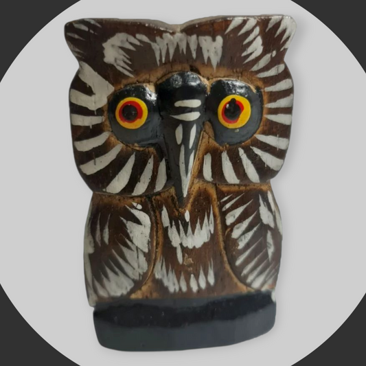 Buho madera 7cm