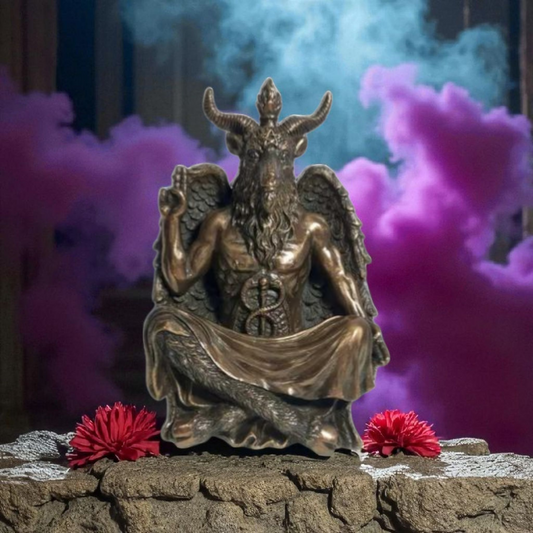 Escultura Baphomet 12cm
