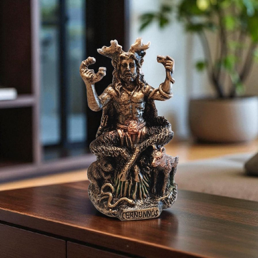 Statue des Gottes Dagda, mythologische Götter, esoterische und religiöse Gegenstände, handbemalt