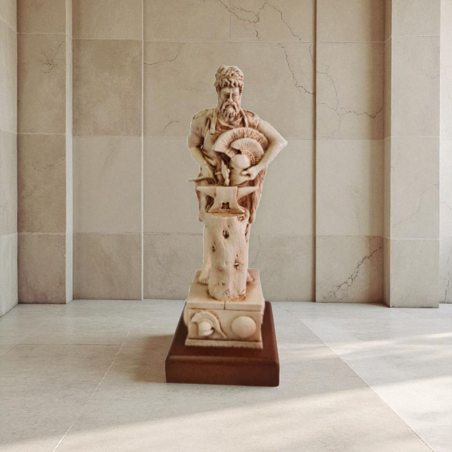 Statue des Gottes Dagda, mythologische Götter, esoterische und religiöse Gegenstände, handbemalt