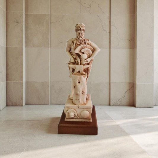 Statue des Gottes Dagda, mythologische Götter, esoterische und religiöse Gegenstände, handbemalt
