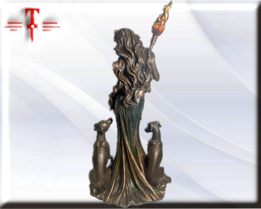 Statue des Gottes Dagda, mythologische Götter, esoterische und religiöse Gegenstände, handbemalt