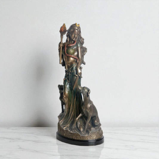 Statue des Gottes Dagda, mythologische Götter, esoterische und religiöse Gegenstände, handbemalt