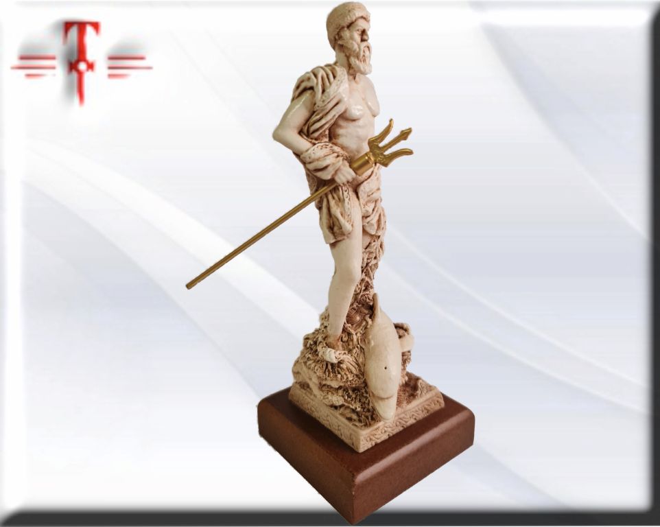 Statue des Gottes Dagda, mythologische Götter, esoterische und religiöse Gegenstände, handbemalt