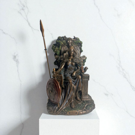 Statue des Gottes Dagda, mythologische Götter, esoterische und religiöse Gegenstände, handbemalt