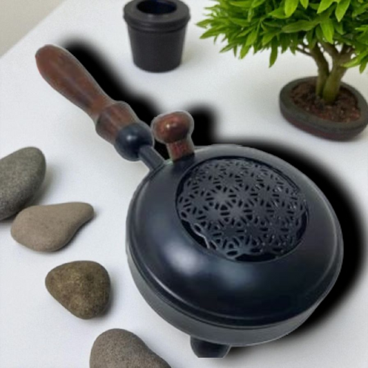 Quemador Incienso con mango mandala
