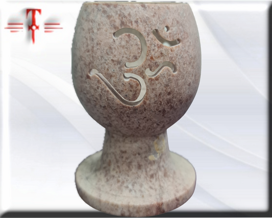 Porta velas Om