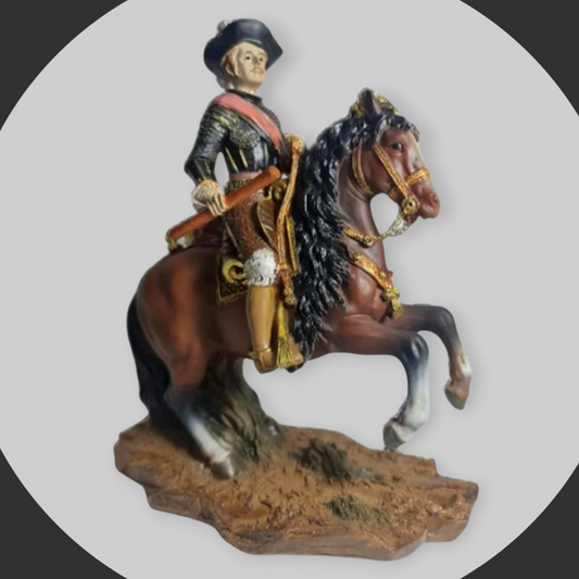 Escultura de Felipe IV a caballo